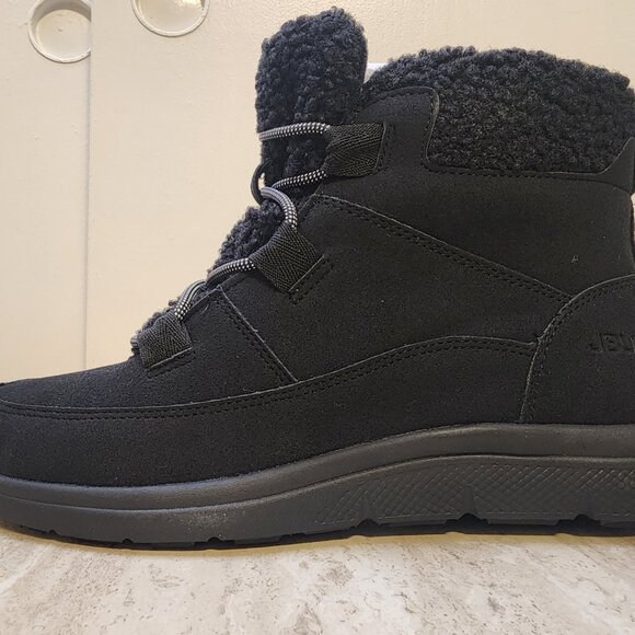 JBU Womens Freeze Round Toe B Black 8M- A025 - Picture 4 of 12